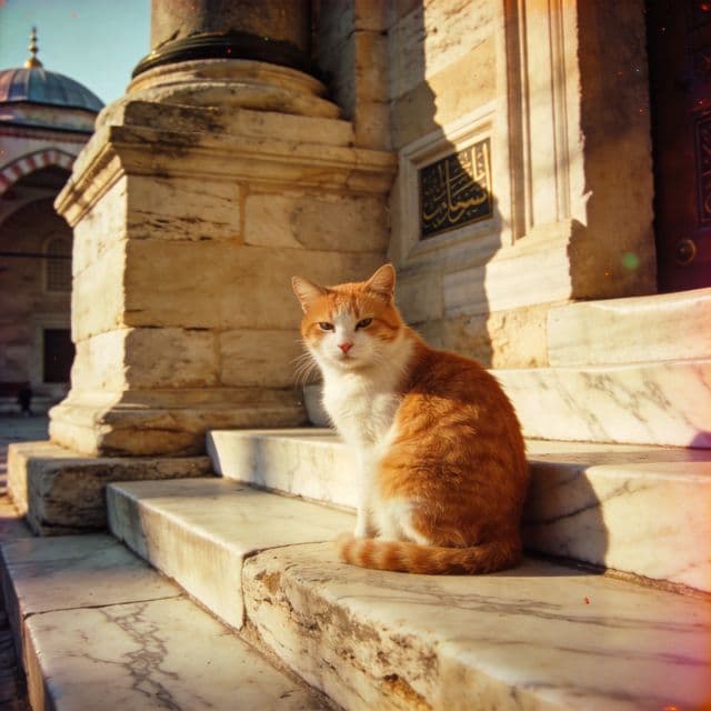 The Cat of Hagia Sophia: The Night Watcher of a Mosque
